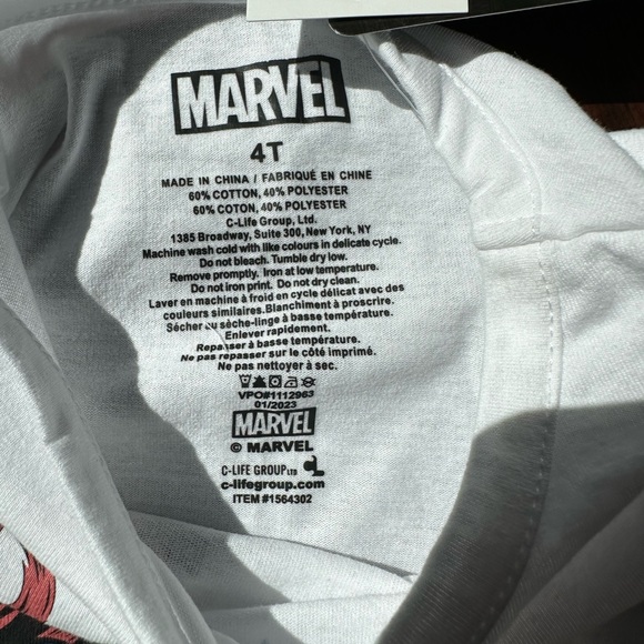 Marvel Tee & Pants Combo NWT - Picture 11 of 11